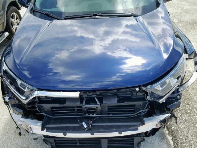 5J6RW1H87KA042095 - 2019 HONDA CR-V EXL BLUE photo 7