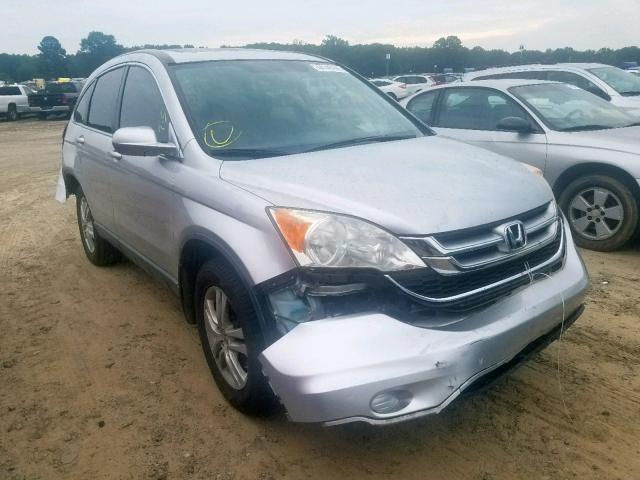 JHLRE3H71AC003648 - 2010 HONDA CR-V EXL SILVER photo 1