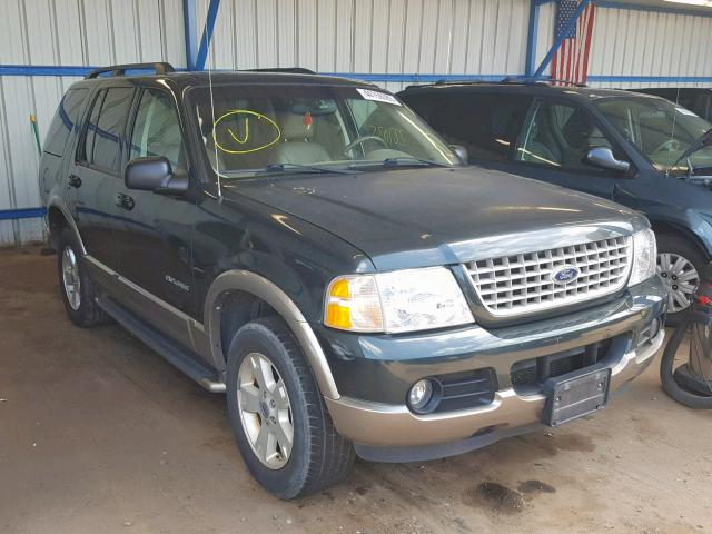 1FMZU74W14UA67980 - 2004 FORD EXPLORER E GREEN photo 1