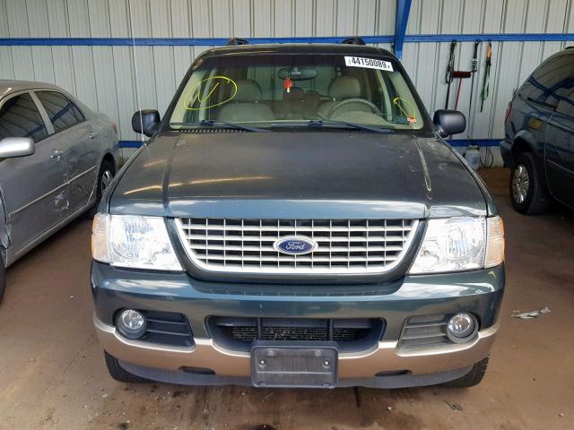 1FMZU74W14UA67980 - 2004 FORD EXPLORER E GREEN photo 9