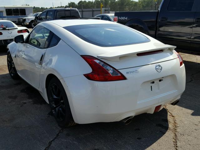 JN1AZ4EH2FM444582 - 2015 NISSAN 370Z BASE WHITE photo 3