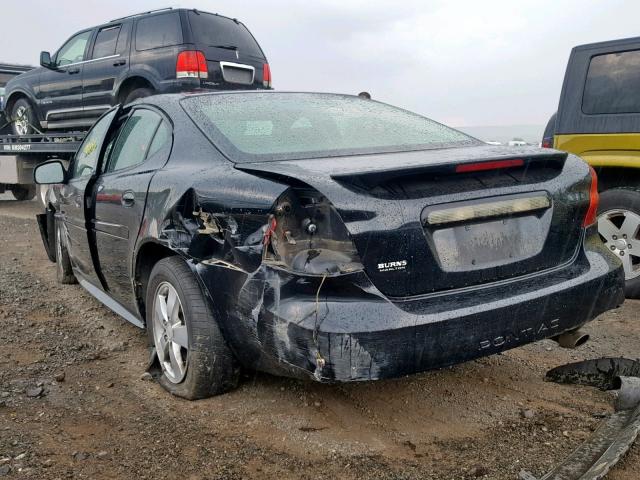 2G2WP552981106805 - 2008 PONTIAC GRAND PRIX BLACK photo 3
