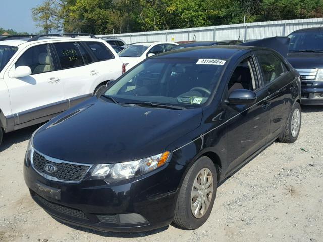 KNAFU4A2XD5739730 - 2013 KIA FORTE EX BLACK photo 2