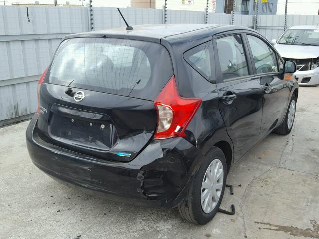 3N1CE2CPXEL428755 - 2014 NISSAN VERSA NOTE BLACK photo 4