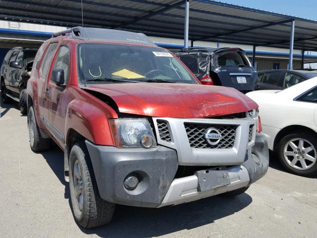 5N1AN0NW0DN813944 - 2013 NISSAN XTERRA X RED photo 1