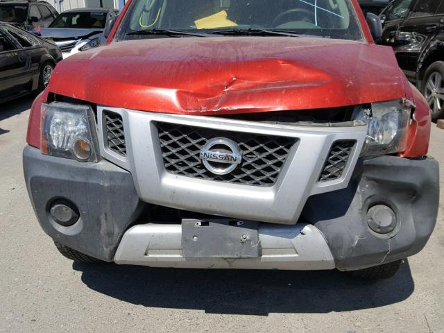 5N1AN0NW0DN813944 - 2013 NISSAN XTERRA X RED photo 9