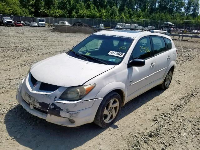 5Y2SM62863Z468186 - 2003 PONTIAC VIBE WHITE photo 2