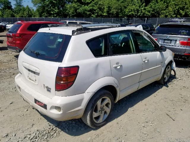 5Y2SM62863Z468186 - 2003 PONTIAC VIBE WHITE photo 4