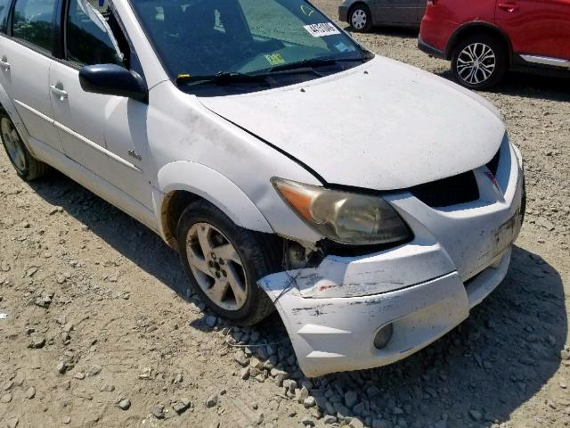 5Y2SM62863Z468186 - 2003 PONTIAC VIBE WHITE photo 9