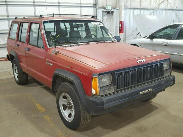 1J4FT28L8LL287855 - 1990 JEEP CHEROKEE RED photo 1