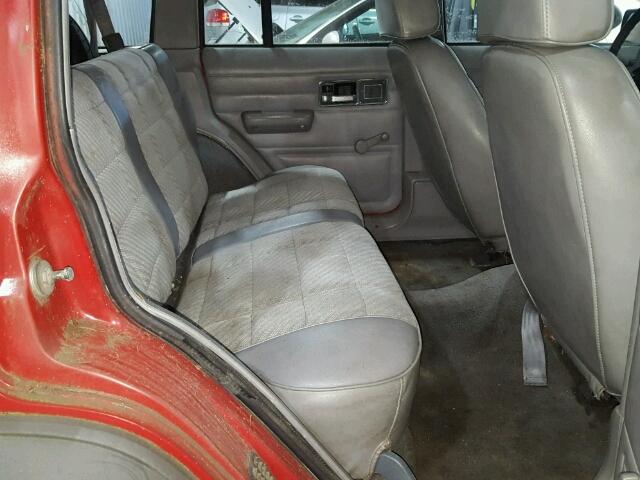 1J4FT28L8LL287855 - 1990 JEEP CHEROKEE RED photo 6