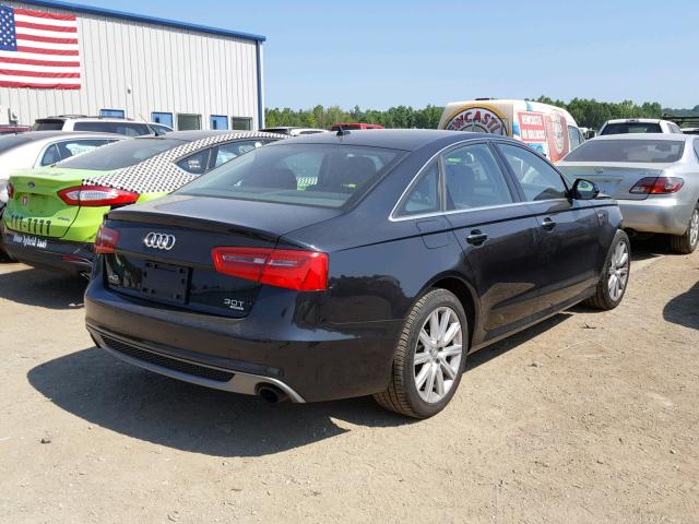 WAUHGAFC2DN045047 - 2013 AUDI A6 PRESTIG BLACK photo 4