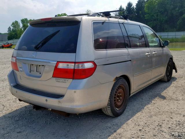 5FNRL38826B028693 - 2006 HONDA ODYSSEY TO GRAY photo 4