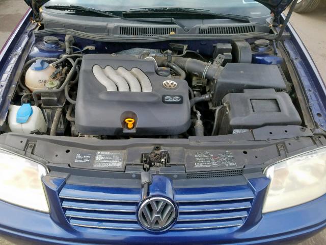 WVWSL61J34W173525 - 2004 VOLKSWAGEN JETTA GLS BLUE photo 7