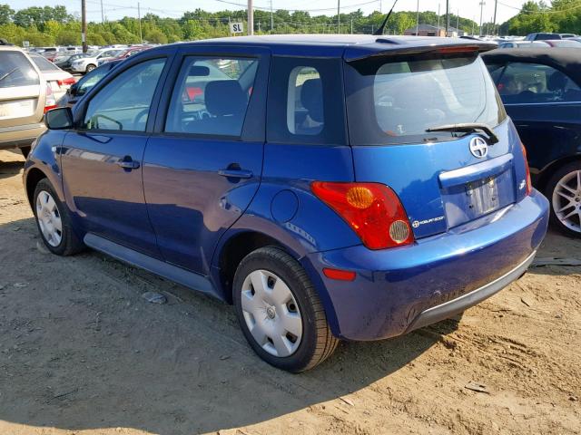 JTKKT624150123695 - 2005 TOYOTA SCION XA BLUE photo 3