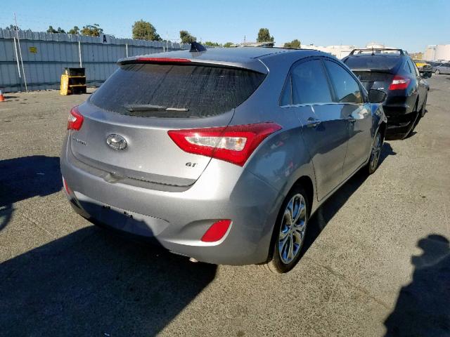 KMHD35LH5FU244179 - 2015 HYUNDAI ELANTRA GT GRAY photo 4