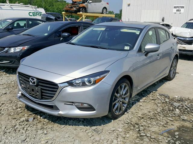 3MZBN1L32JM164495 - 2018 MAZDA 3 TOURING SILVER photo 2