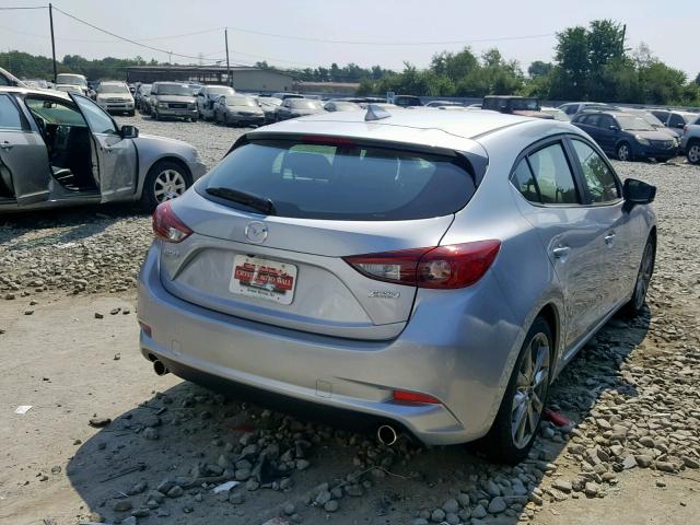 3MZBN1L32JM164495 - 2018 MAZDA 3 TOURING SILVER photo 4