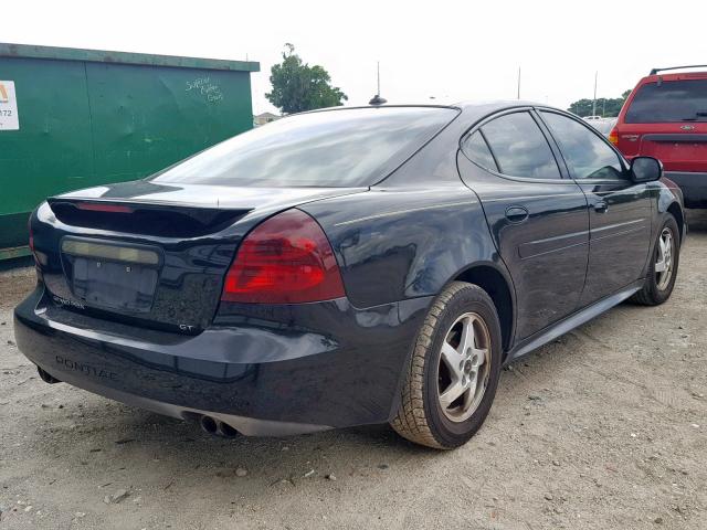 2G2WS522441231921 - 2004 PONTIAC GRAND PRIX BLACK photo 4