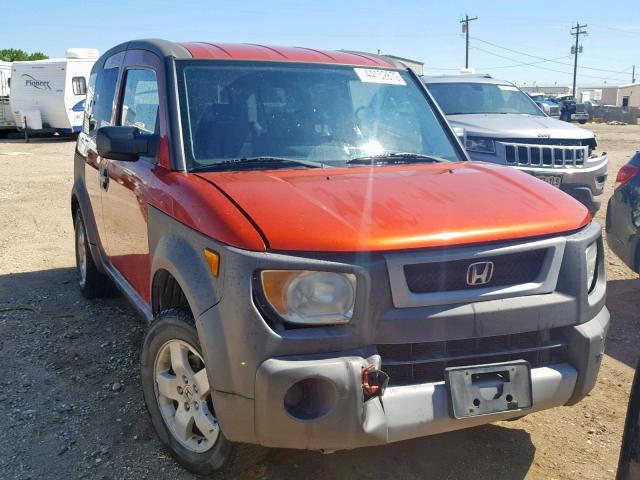 5J6YH28603L025834 - 2003 HONDA ELEMENT EX ORANGE photo 1