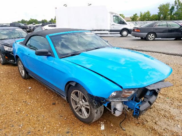 1ZVBP8EM5C5270635 - 2012 FORD MUSTANG BLUE photo 1