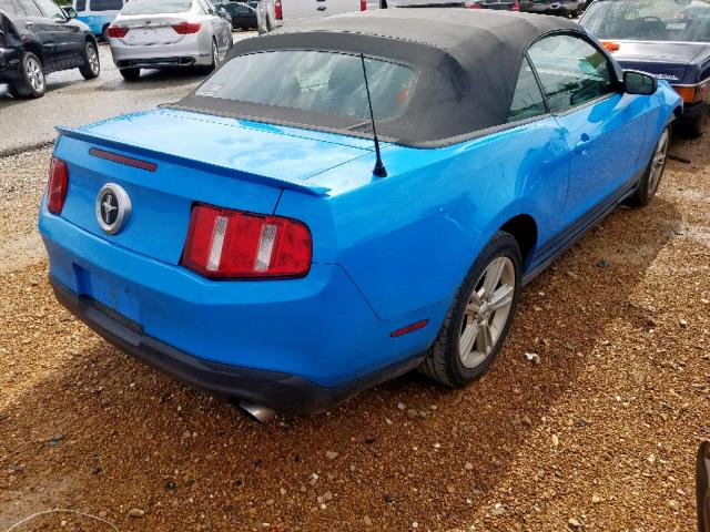 1ZVBP8EM5C5270635 - 2012 FORD MUSTANG BLUE photo 4