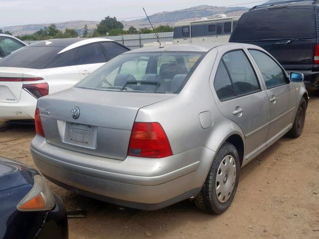 3VWSC29M8XM012550 - 1999 VOLKSWAGEN JETTA GLS SILVER photo 4