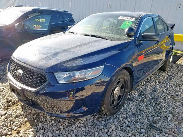 1FAHP2L80DG141147 - 2013 FORD TAURUS POL BLUE photo 2