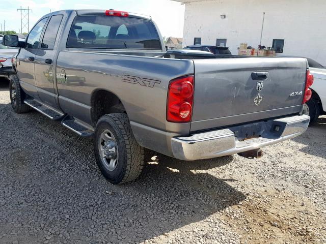 3D7KS28T39G545573 - 2009 DODGE RAM 2500 GRAY photo 3