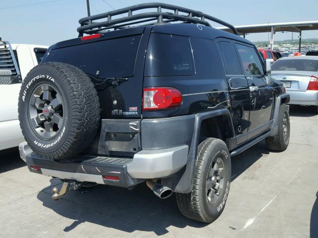 JTEBU11F970063254 - 2007 TOYOTA FJ CRUISER BLACK photo 4