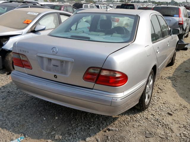 WDBJF65J72B463430 - 2002 MERCEDES-BENZ E 320 GRAY photo 4