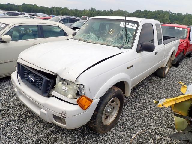 1FTYR44UX4PA92681 - 2004 FORD RANGER SUP WHITE photo 2