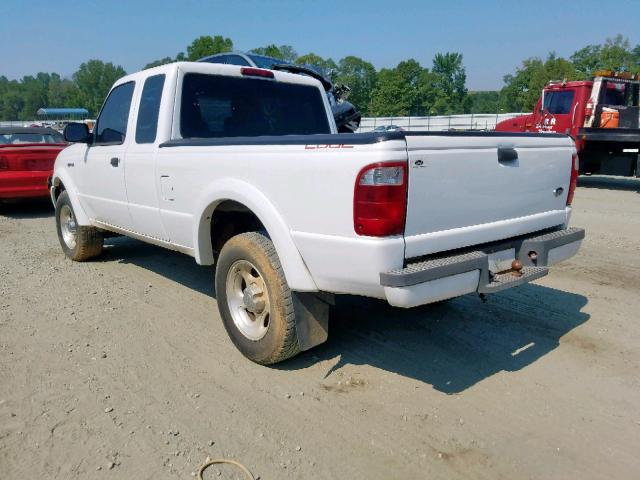 1FTYR44UX4PA92681 - 2004 FORD RANGER SUP WHITE photo 3