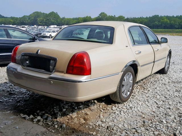 1LNHM83W23Y690194 - 2003 LINCOLN TOWN CAR C TAN photo 4