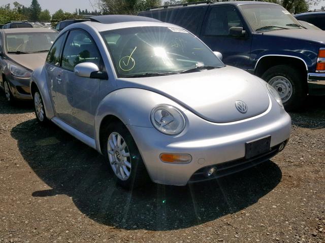 3VWCK31C25M402217 - 2005 VOLKSWAGEN NEW BEETLE ვერცხლისფერი ფოტო 1