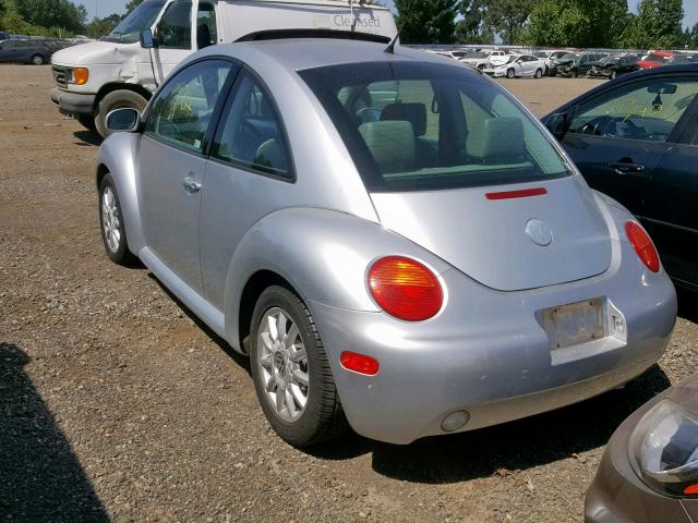 3VWCK31C25M402217 - 2005 VOLKSWAGEN NEW BEETLE ვერცხლისფერი ფოტო 3