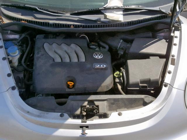 3VWCK31C25M402217 - 2005 VOLKSWAGEN NEW BEETLE ვერცხლისფერი ფოტო 7