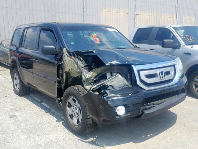 5FNYF4H23BB101648 - 2011 HONDA PILOT LX BLUE photo 1