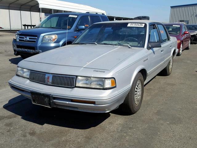 1G3AG55N1P6340878 - 1993 OLDSMOBILE CUTLASS CI ვერცხლისფერი ფოტო 2