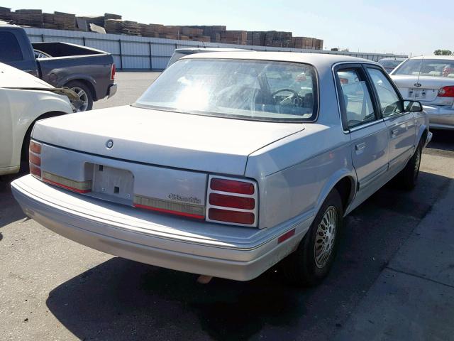 1G3AG55N1P6340878 - 1993 OLDSMOBILE CUTLASS CI ვერცხლისფერი ფოტო 4
