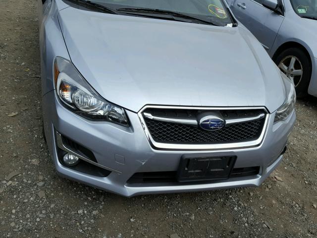 JF1GPAA60GH318320 - 2016 SUBARU IMPREZA SILVER photo 7