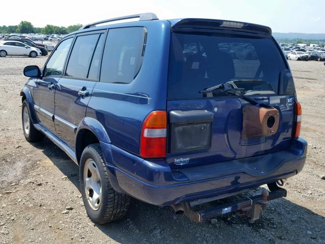 JS3TX92V924103145 - 2002 SUZUKI XL7 PLUS BLUE photo 3