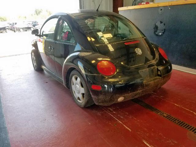 3VWCD21CXYM487509 - 2000 VOLKSWAGEN NEW BEETLE BLACK photo 3