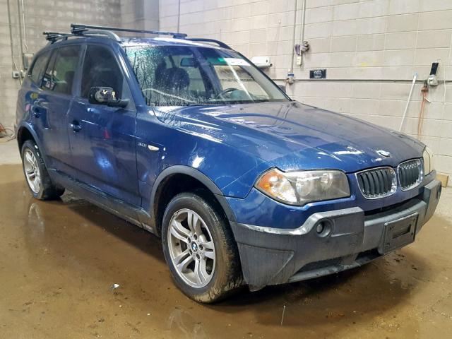 WBXPA93414WA65902 - 2004 BMW X3 3.0I BLUE photo 1