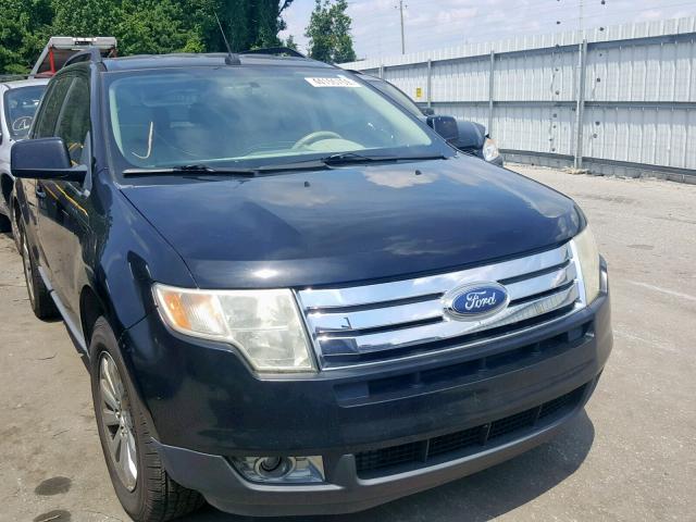 2FMDK38C37BA48446 - 2007 FORD EDGE SEL BLACK photo 1