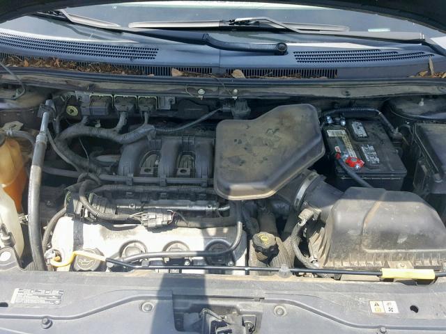 2FMDK38C37BA48446 - 2007 FORD EDGE SEL BLACK photo 7