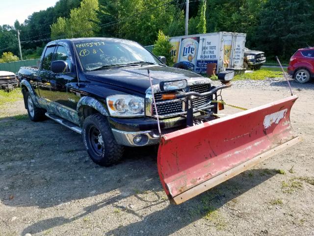 1D7HU18268S509101 - 2008 DODGE RAM 1500 S BLACK photo 1