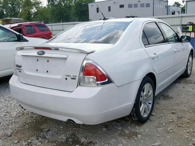 3FAHP02127R189447 - 2007 FORD FUSION SEL WHITE photo 4