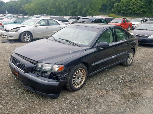 YV1RS58D222194831 - 2002 VOLVO S60 2.4T BLACK photo 2