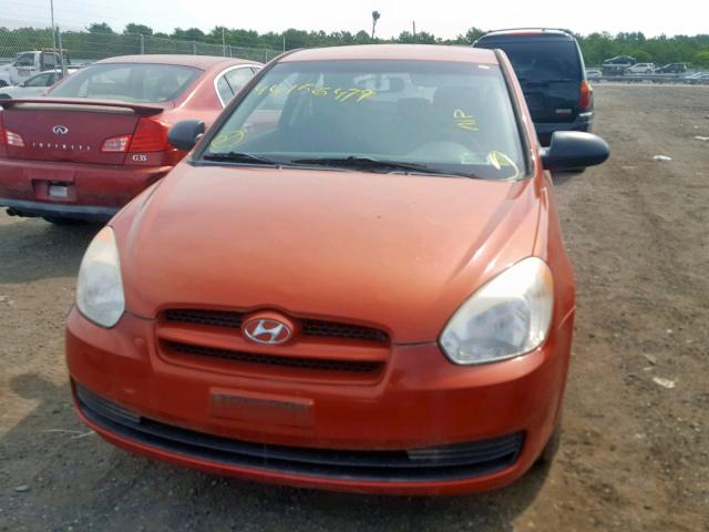 KMHCM36CX9U138151 - 2009 HYUNDAI ACCENT GS RED photo 7